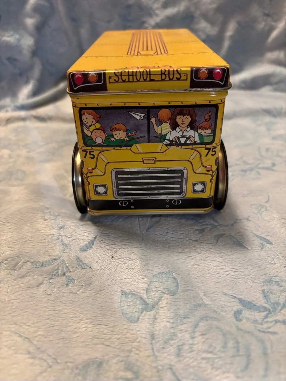 Yellow School Bus Toy Tin - Kids Toys